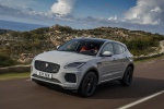 2019 Jaguar E-Pace P300 R-Dynamic AWD in Fuji White - Driving Front Left Three-quarter View